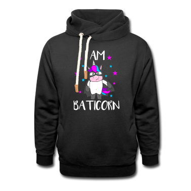 Einhörner Hoodie - Baticorn Einhorn Superheld Superheldin