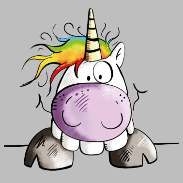 Motiv Abenteuerlustiges Einhorn