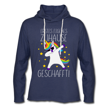 Einhörner Hoodie - Einzug Bauherrin eigene Wohnung Damen Einhorn