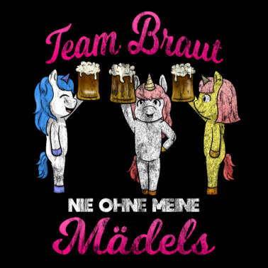 Motiv JGA Damen Einhorn Bier Junggesellinnenabschied