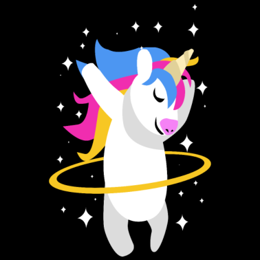 Motiv Einhorn Hula Hoop Geschenkidee