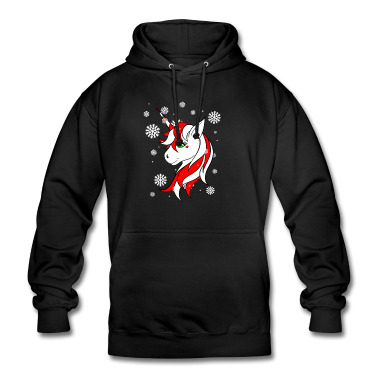 Einhörner Hoodie - Einhorn Weihnachten