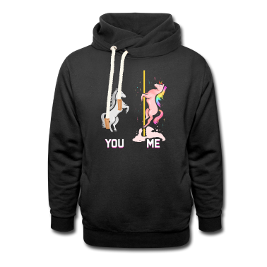 Einhörner Hoodie - You and Me Pole Dance Fitness Workout Einhorn
