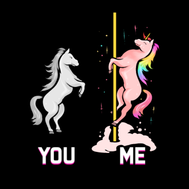 Motiv You and Me Pole Dance Fitness Workout Einhorn