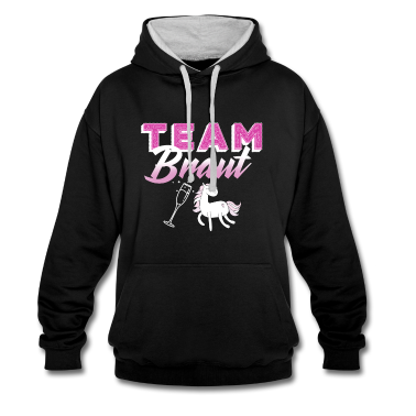 Einhörner Hoodie - Team Braut Einhorn
