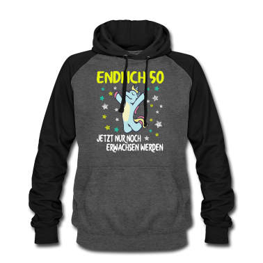 Einhörner Hoodie - 50. Geburtstag Runder Geburtstag Geschenkidee
