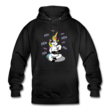 Einhörner Hoodie - Pew Gamer Gaming Einhorn Video Games Nerd Geschenk