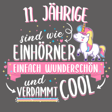 Motiv Geburtstag 11 Geburtstag Einhorn Spruch Party