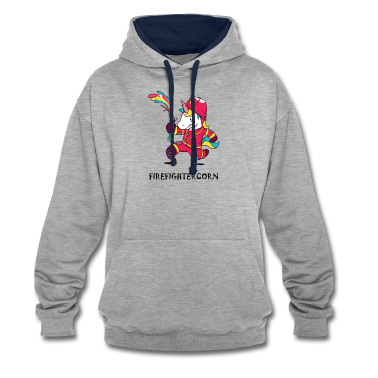 Einhörner Hoodie - Feuerwehr Einhorn Firefighter Unicorn