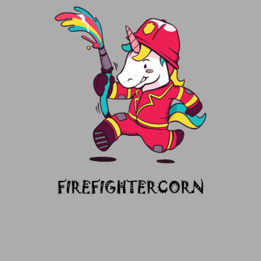 Motiv Feuerwehr Einhorn Firefighter Unicorn