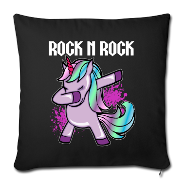 Einhörner Kissenbezug - Rock Einhorn Dab Motiv Für Damen Herren Kinder