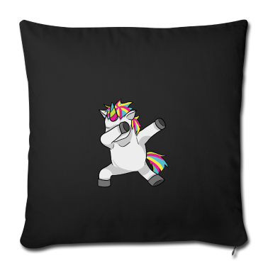 Einhörner Kissenbezug - Süßes tupfendes Einhorn tanzendes Einhorn