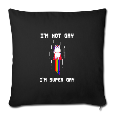 Einhörner Kissenbezug - Schwules Pixel Einhorn Superschwul LGBT