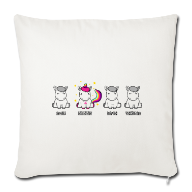 Einhörner Kissenbezug - Erzieherin - das Einhorn in der Berufswelt