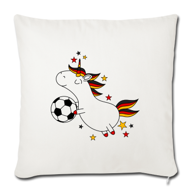 Einhörner Kissenbezug - Deutschland Einhorn Ball Fußball Mädchen lustig