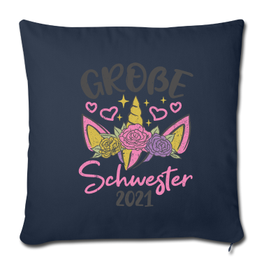 Einhörner Kissenbezug - Große Schwester Einhorn Kostüm für Kinder Geschenk