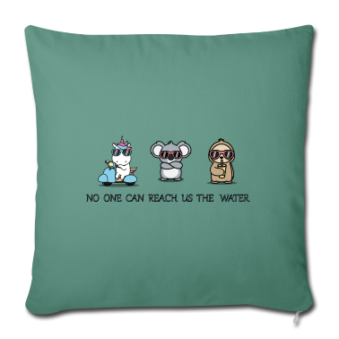 Einhörner Kissenbezug - No one can reach us the Water