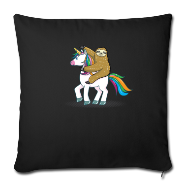 Einhörner Kissenbezug - Faultier reitet Einhorn Sloth Unicorn