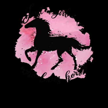 Motiv Just a Girl who loves Horses