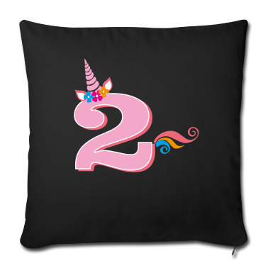 Einhörner Kissenbezug - 2. Geburtstag Einhorn