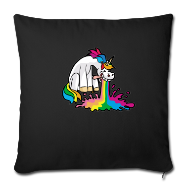 Einhörner Kissenbezug - Kotzendes Einhorn Kotze Übergeben Brechen lustig