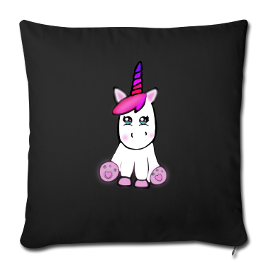 Einhörner Kissenbezug - sitzendes einhorn