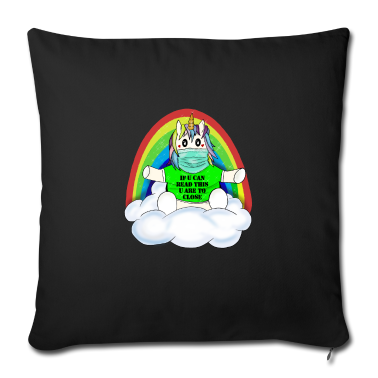 Einhörner Kissenbezug - Unicorn social distance Einhorn