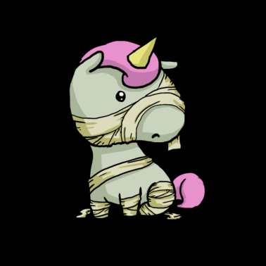 Motiv Halloween Einhorn