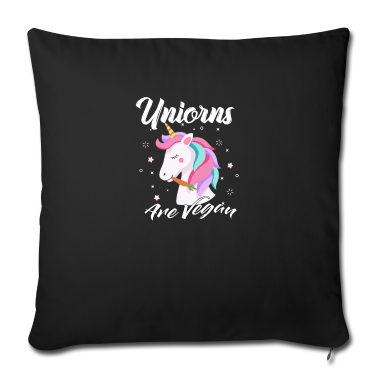 Einhörner Kissenbezug - Unicorns are Vegan