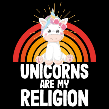 Motiv Einhorn Einhörner - Einhörner sind meine Religion