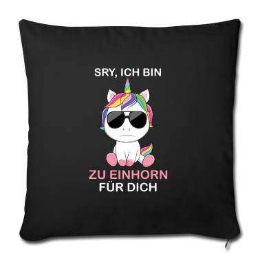 Einhörner Kissenbezug - Einhorn Einhörner