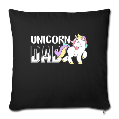 Einhörner Kissenbezug - Einhorn Einhorn Papa