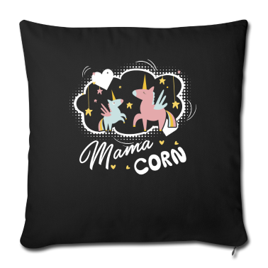 Einhörner Kissenbezug - Einhorn Mama Einhorn