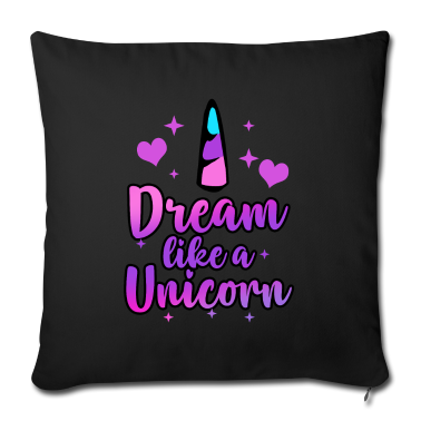 Einhörner Kissenbezug - Träume Einhorn Einhörner