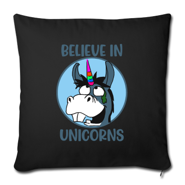 Einhörner Kissenbezug - Glaube Einhorn Einhörner