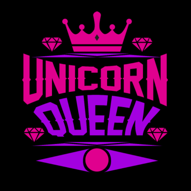Motiv Einhorn Königin Einhörner Einhorn-Shirt