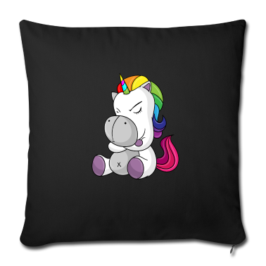 Einhörner Kissenbezug - Einhorn - wütendes Einhorn