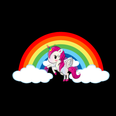 Motiv Einhorn Fabeltier Einhorn-Shirt Einhörner