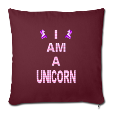Einhörner Kissenbezug - Rosa Einhorn ich bin ein Einhorn