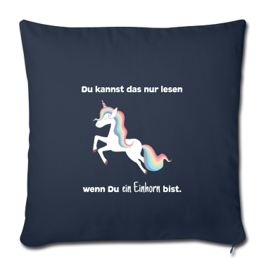 Einhörner Kissenbezug - Einhorn Nur Lesbar wenn Du ein Einhorn bist