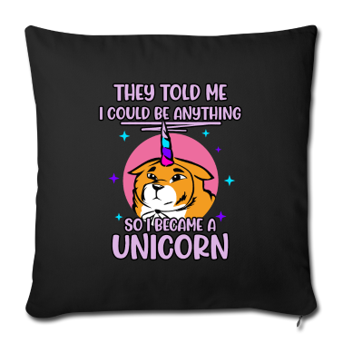 Einhörner Kissenbezug - Ich wurde ein Einhorn Einhörner