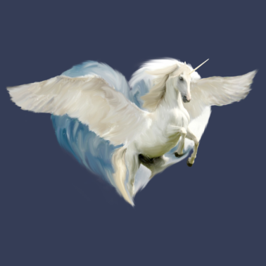 Motiv Einhorn Einhorn fliegen