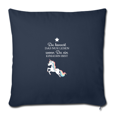 Einhörner Kissenbezug - Einhorn Nur Lesbar wenn Du ein Einhorn bist