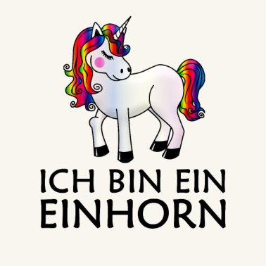Motiv Ich bin ein Einhorn