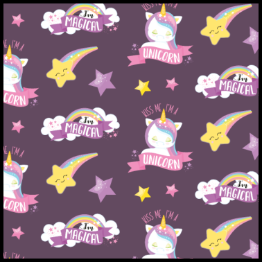 Motiv Einhorn Hals Gator Küss mich Ich bin ein Einhorn Einhörner