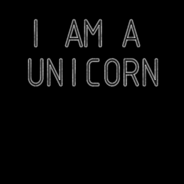 Motiv Ich bin zu Einhorn
