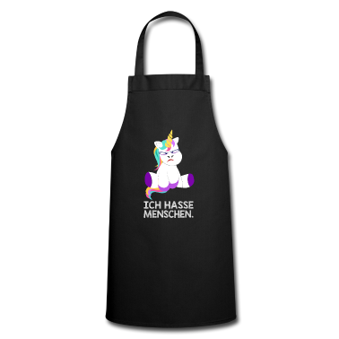 Einhörner Schürze - Ich hasse Menschen - Einhorn