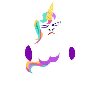 Motiv Ich hasse Menschen - Einhorn