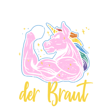 Motiv Security Der Braut Einhorn JGA Sicherheitsdienst