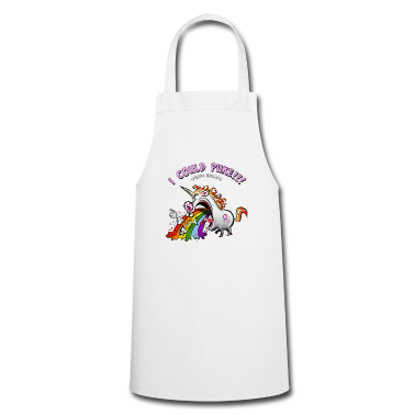 Einhörner Schürze - Einhorn muss kotzen, kotzendes Einhorn